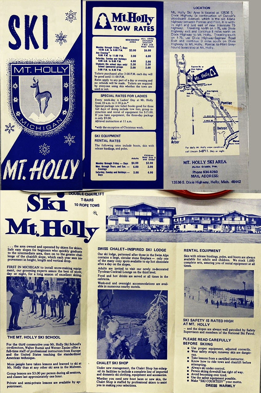 Mt Holly Ski & Snowboard Resort - Brochure (newer photo)